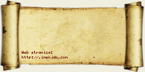 Jana Marinković vizit kartica